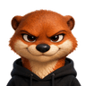 Zunkk otter mascot